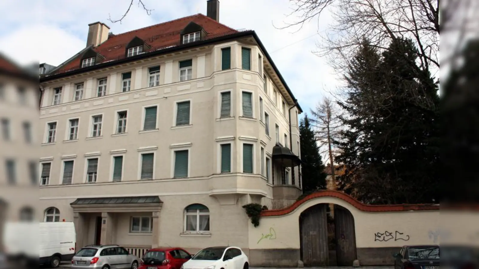 Das alte Pfarrhaus in der Meindlstraße. (Foto: job)