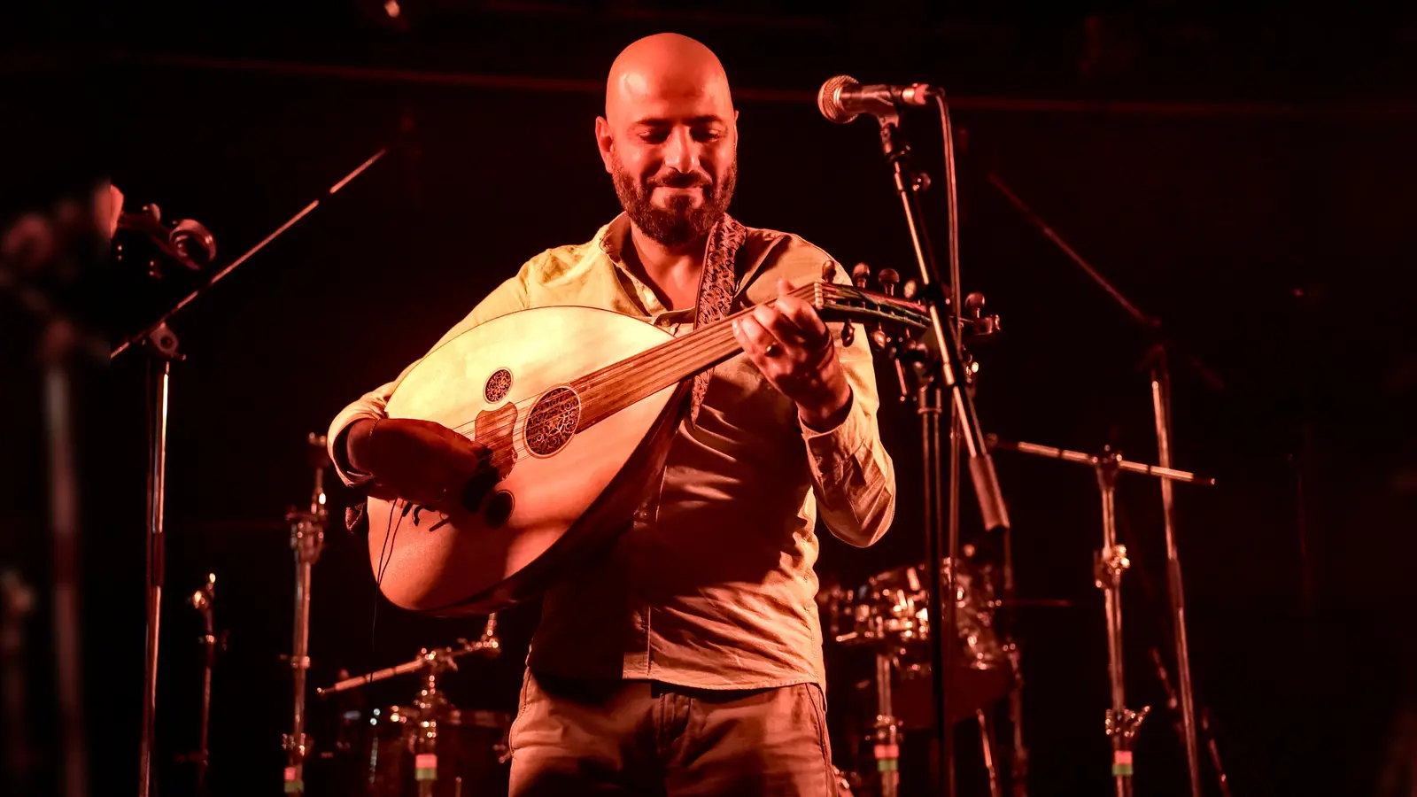 Abathar Kmash gehört zu dem wichtigsten Vertretern der arabischen Musik. (Foto: Marie Lehmann)