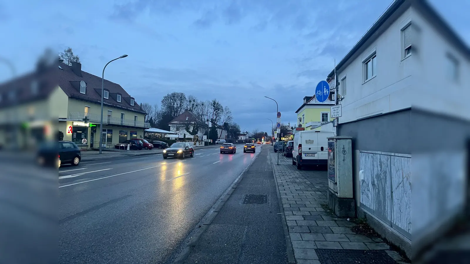 Die Verdistraße bietet keinen Platz für die Tram, erklärte der Bezirkausschuss und plädierte mehrheitlich gegen die Verlängerung der Tram 17 in Richtung Westen,. (Foto: us)