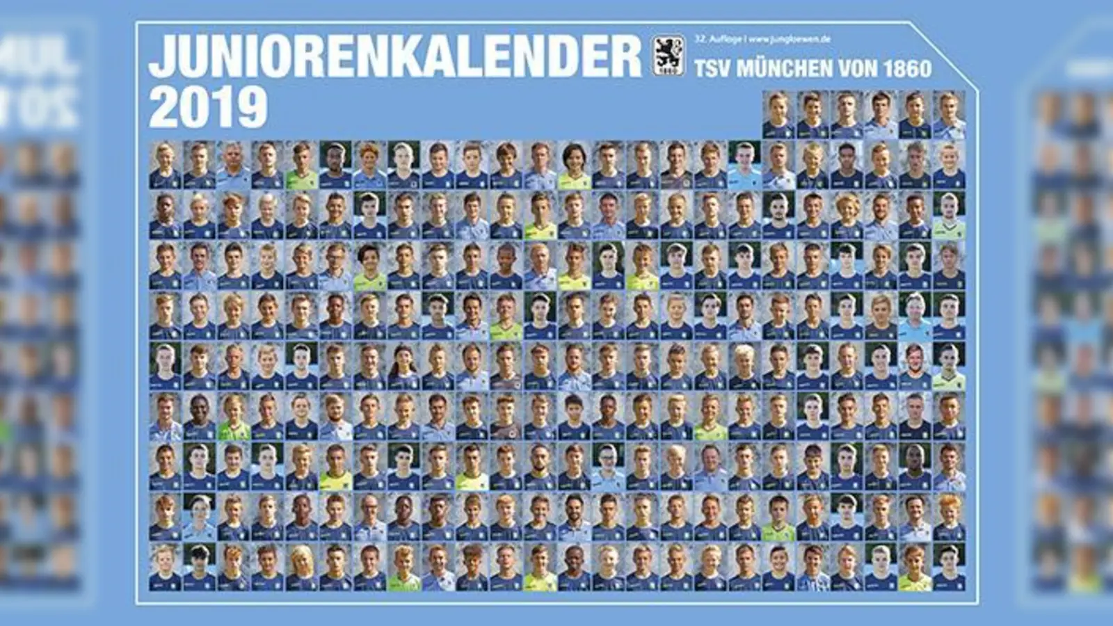 Sammlerstück: Juniorenkalender des TSV 1860 München.  (Foto: TSV 1860)