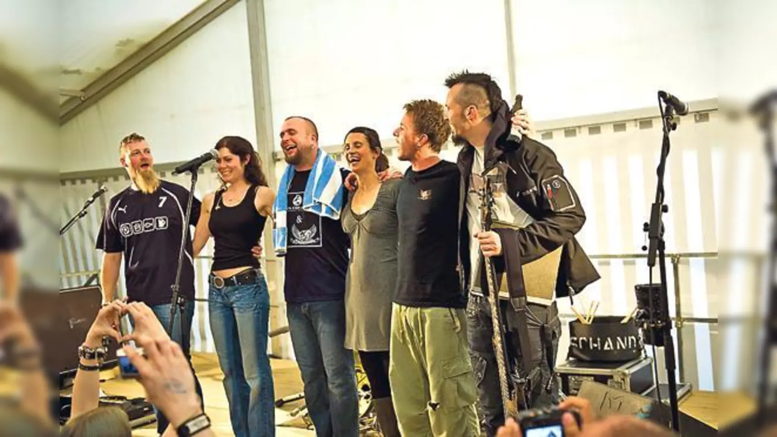 Nach dem Fußball kam auch die Musik nicht zu kurz am Vatertag bei der FT Gern.	 (Foto: VA)