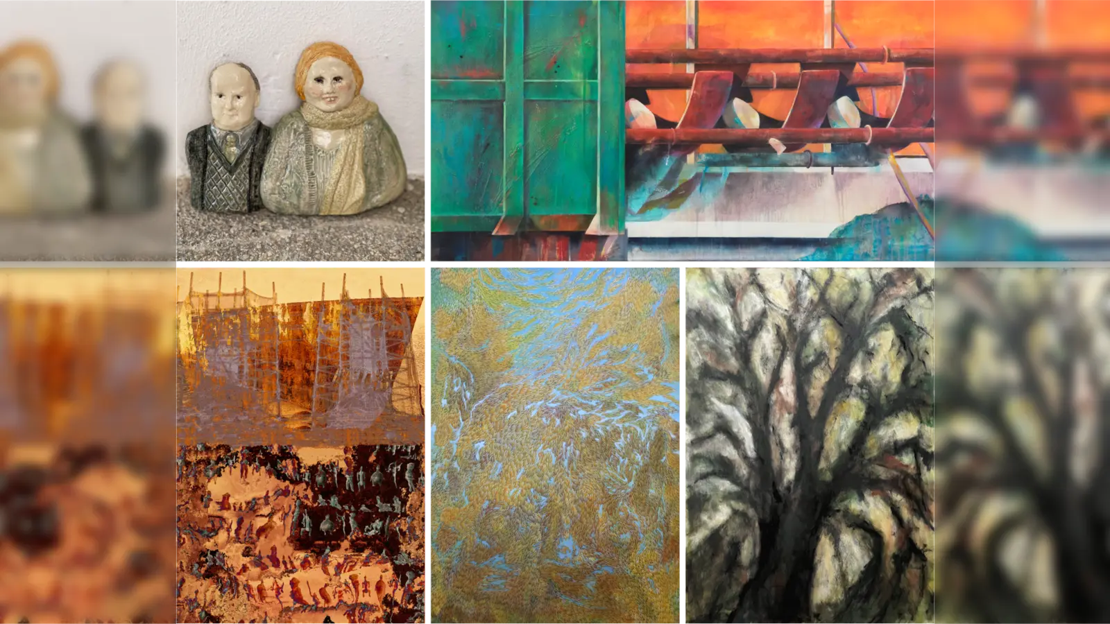 Auch Collagen wie diese wird es bei der Ausstellung der Gruppe 4+ zu sehen geben.  (Foto: VA)