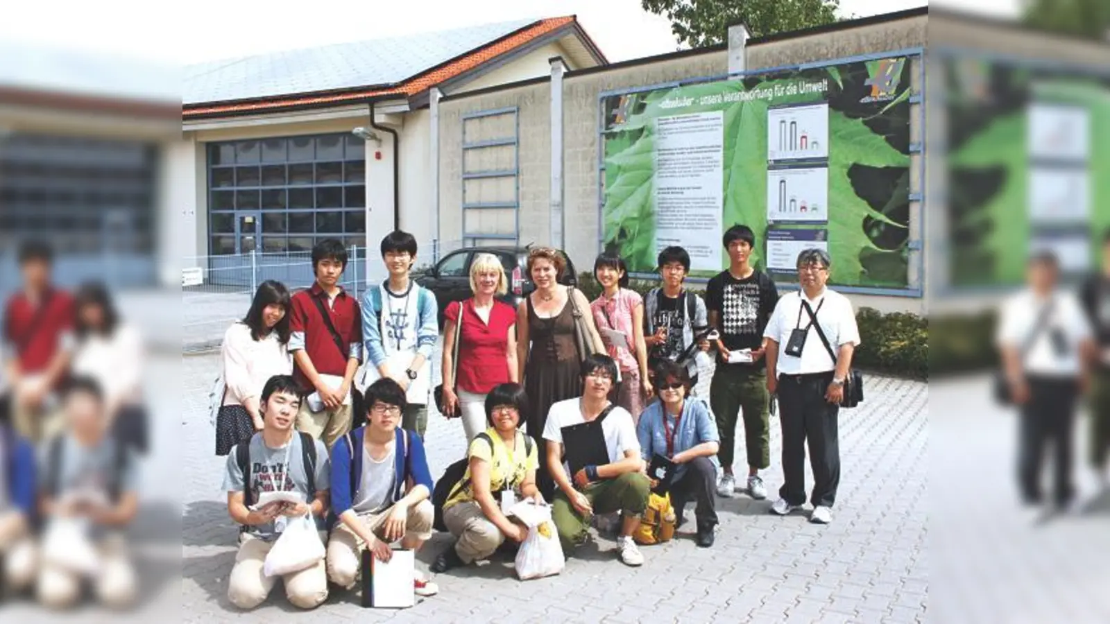 Japanische Schüler waren jüngst zu Gast in Glonn und Umgebung. Sie haben sich zur Energiewende informiert.	 (Foto: privat)