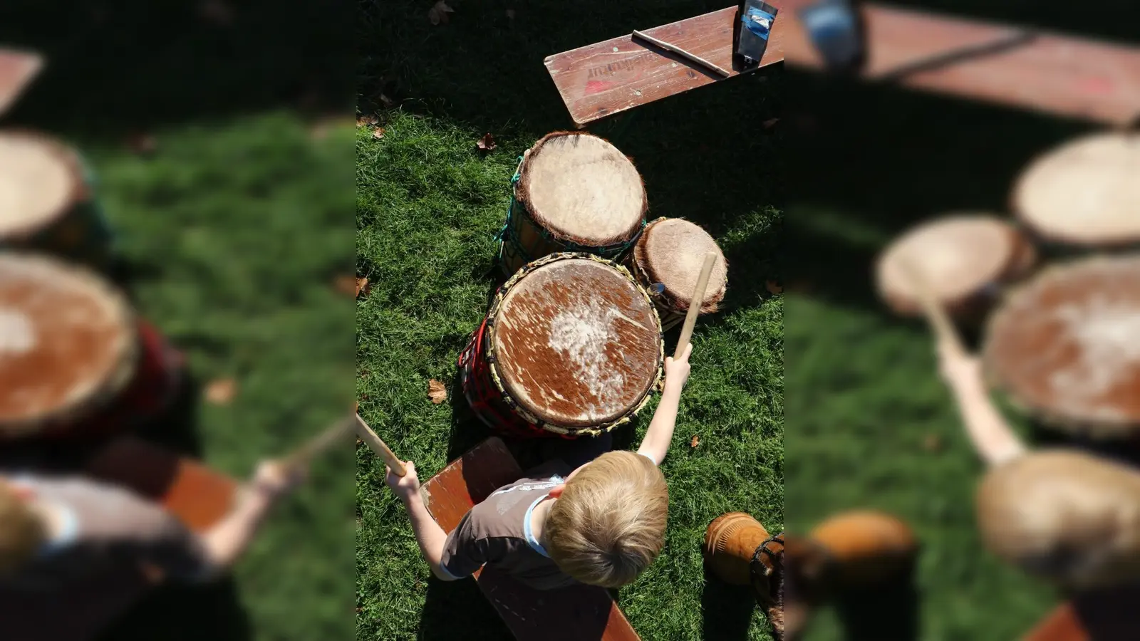 Percussion mal anders am Hart. (Foto: VA)