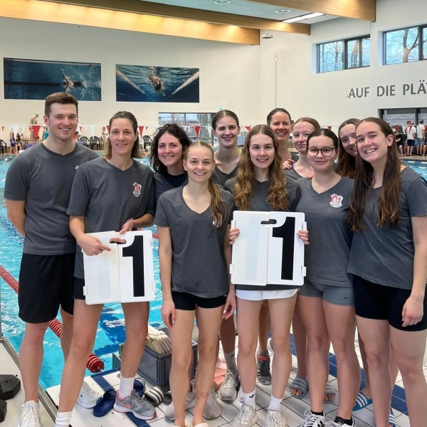 Behauptete sich souverän beim Deutschen Mannschaftswettbewerb Schwimmen: die Damenmannschaft der SSG Neptun. (Foto: SSG Neptun)