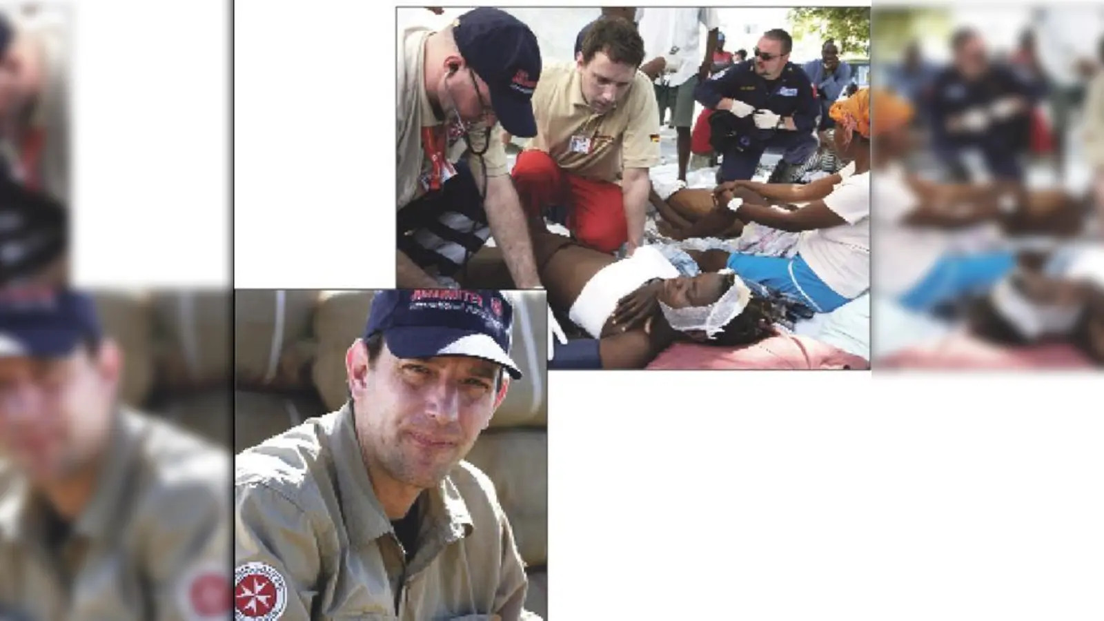 Der Giesinger Mediziner Adrian Roth war elf Tage in Haiti, um Menschen zu helfen. Die Not der Menschen in Haiti zu lindern, das ist die Motivation der Helfer vor Ort. 	 (Foto: Johanniter)