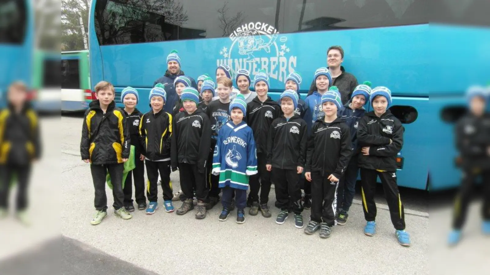 Der Eishockey Nachwuchs der Wanderers hat nicht nur ein gutes Turnier gespielt sondern auch viele Kontakte geknüpft. (Foto: Wanderers)