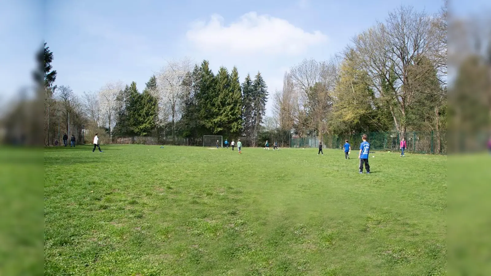 Wo sich heute eine Spiel-, Naherholungs- und Freizeitfläche auf städtischem Grund im Grünen befindet, will ein Gartencenter-Inhaber sein Gewerbe erweitern. (Foto: Bürgerinitiative)