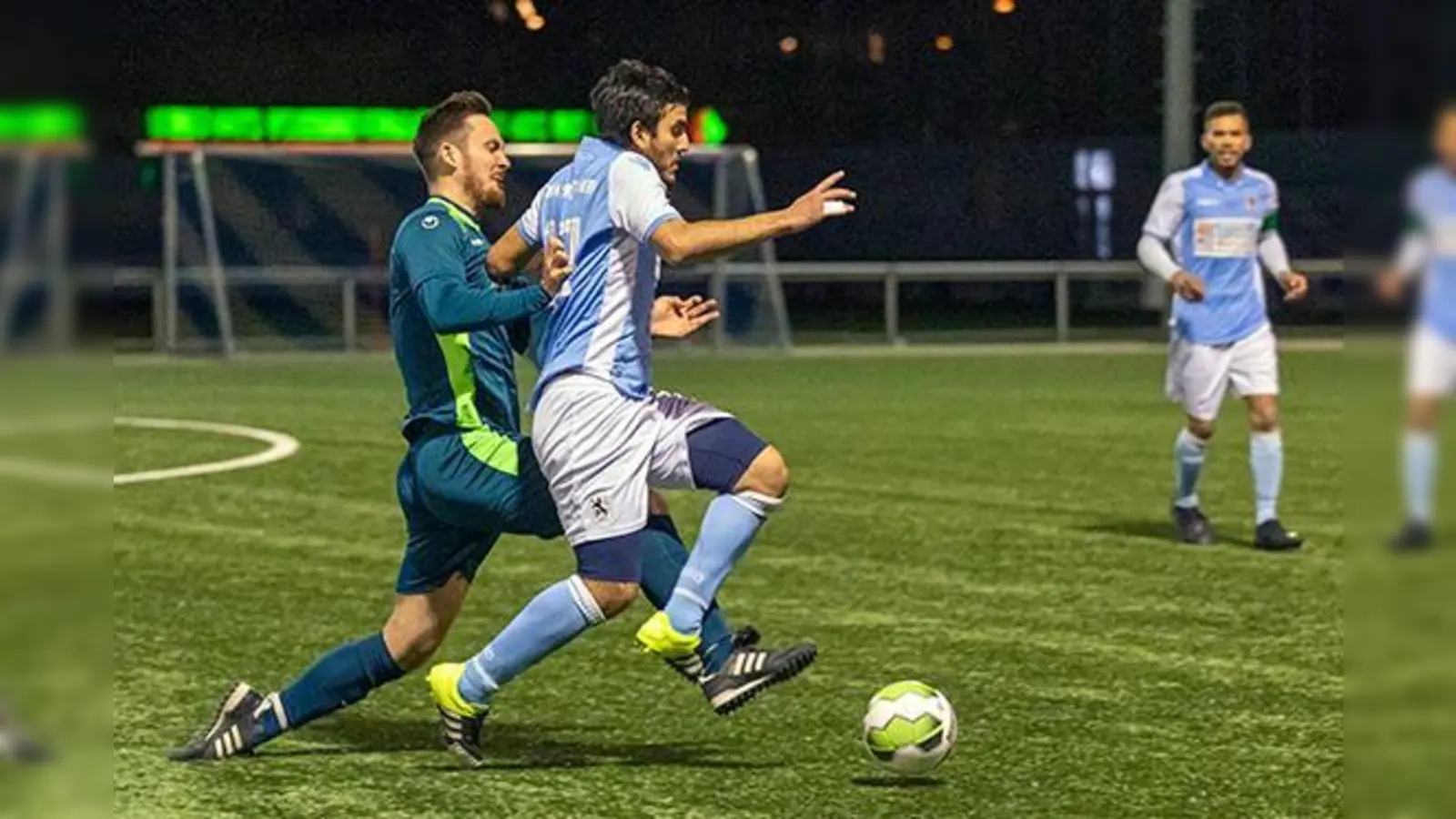 Kampfbetont: Obergiesing gegen Untergiesing.  (Foto: Anne Wild)