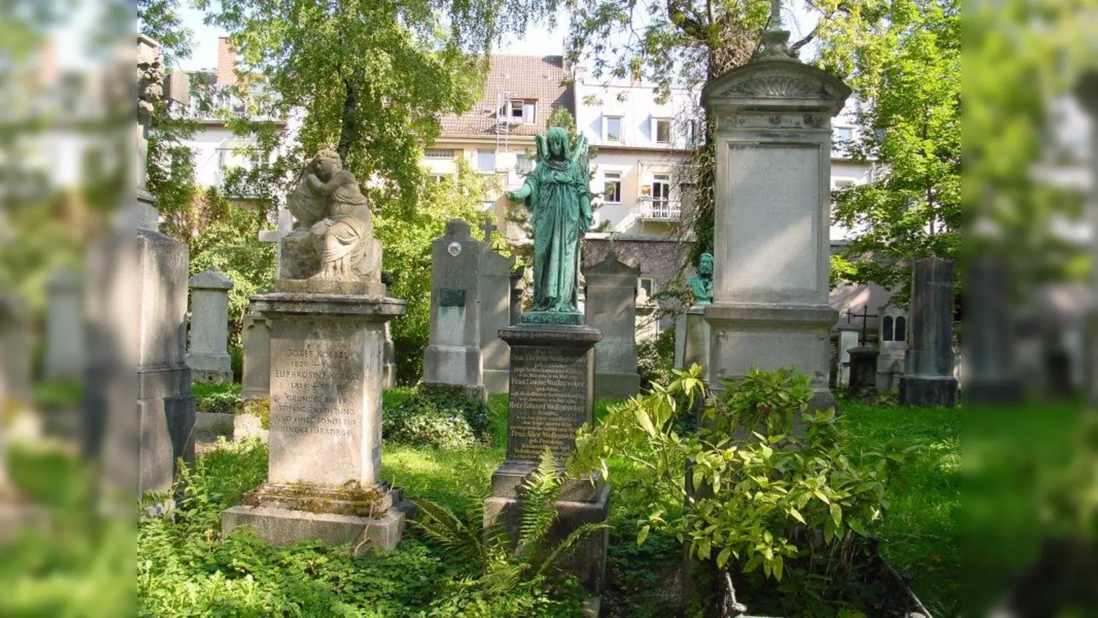 Vor 450 Jahren wurde der Südfriedhof vor den Toren der Stadt angelegt. Längst hat sich die Stadt um ihn herum ausgebreitet. (Foto: job)