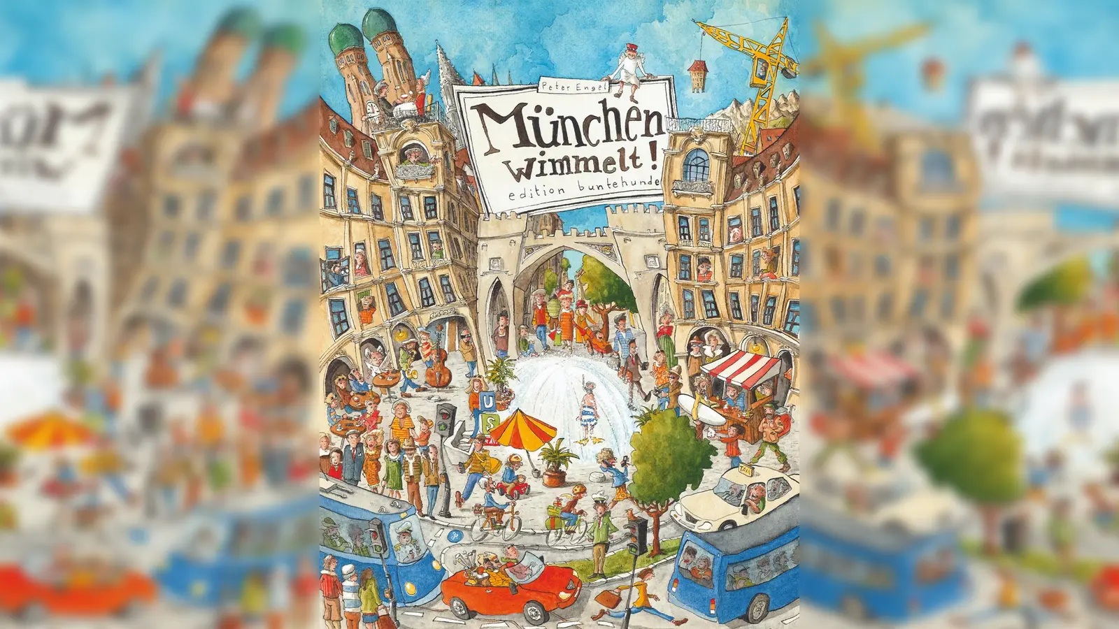 Wir verlosen 3 Exemplare vom Münchner Wimmelbuch, das im buntehunde-Verlag erschienen ist.  (Foto: VA)