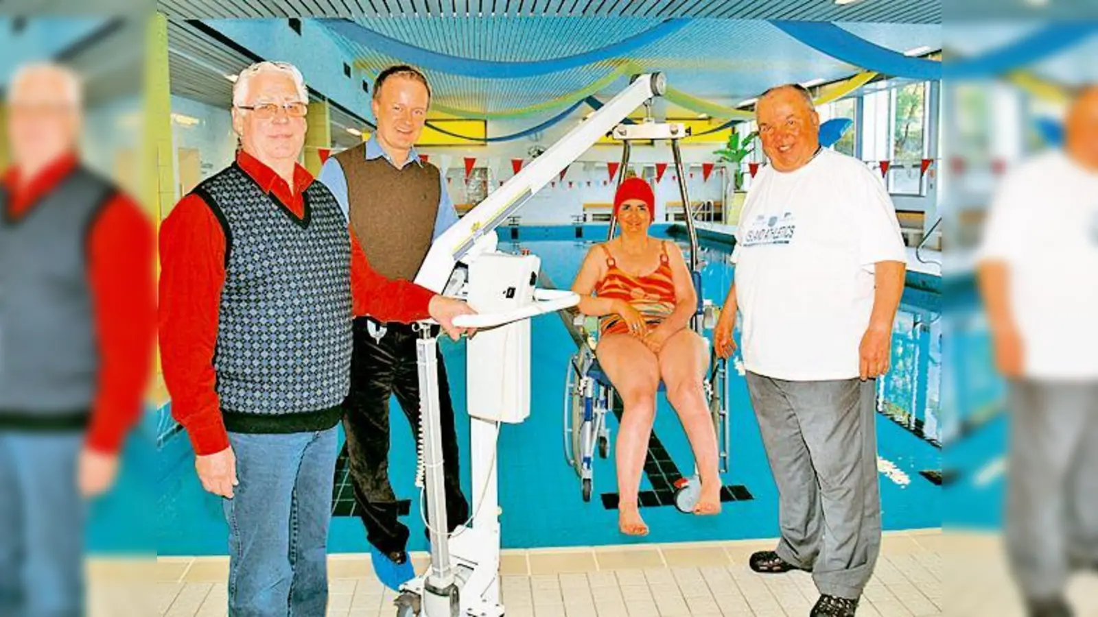 Hermann Kinzner, Bürgermeister Robert Niedergesäß, Ilona Solorz und Sandor Trodt.  (Foto: Gemeinde)