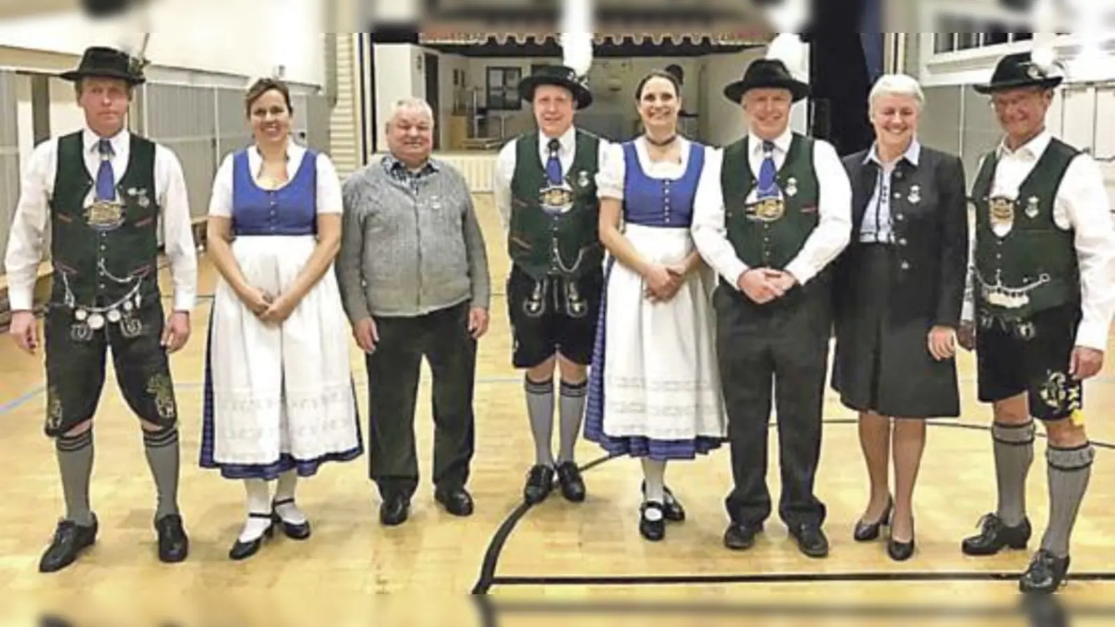 Die neue Vorstandschaft der Würmbachtaler: Peter Lallinger, Sabine Gerstel, Xari Schmidberger (2. Vorstand), Niko Ponschab, Kathrin Ponschab, Michael Gerstel (1. Vorstand), Brigitte Weinzierl und Dr. Fritz Kiener (v. li.).	 (Fotos: VA)