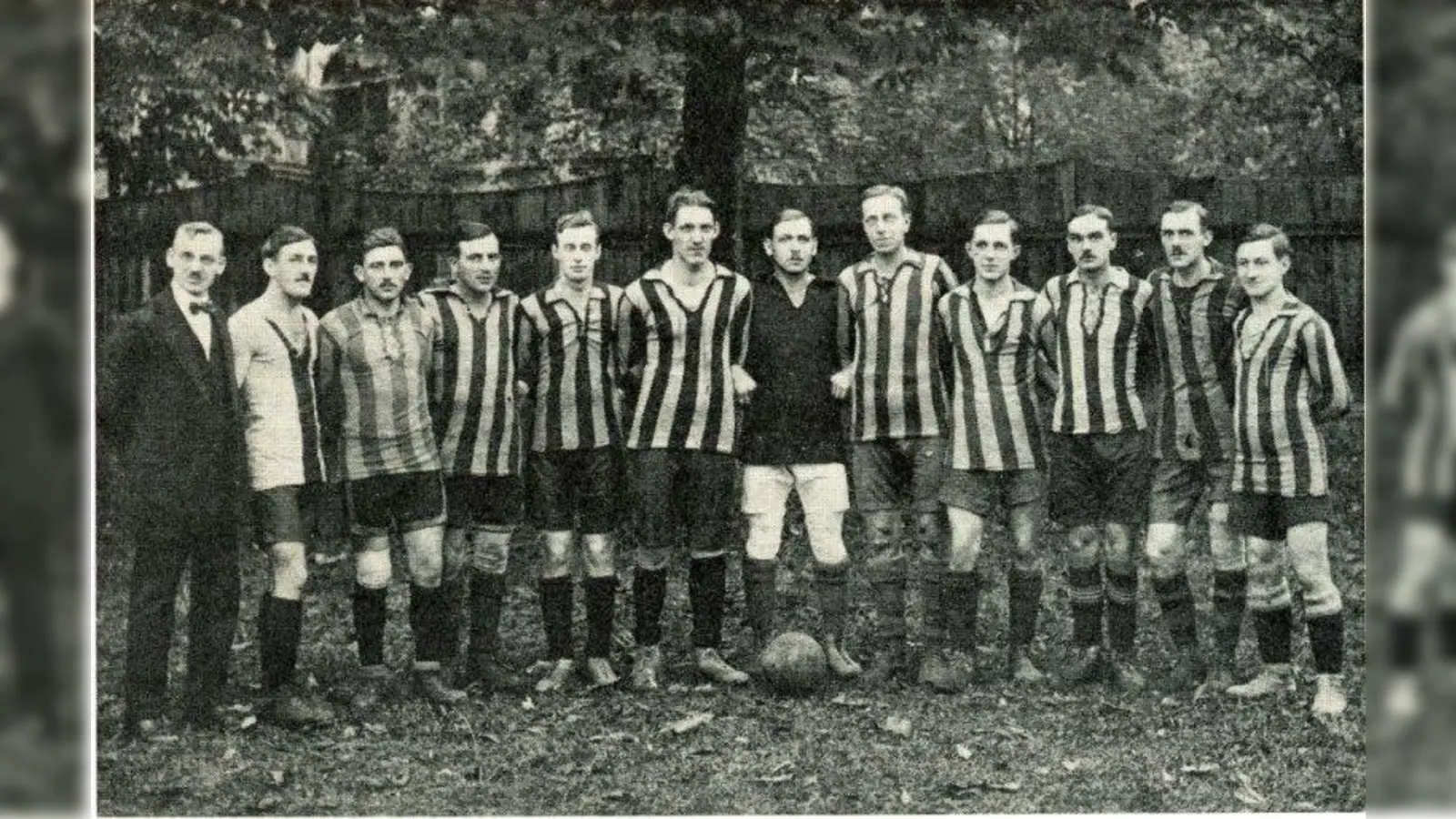 Die Fußballmannschaft der FT Gern im Jahr 1928. (Foto: FT Gern)