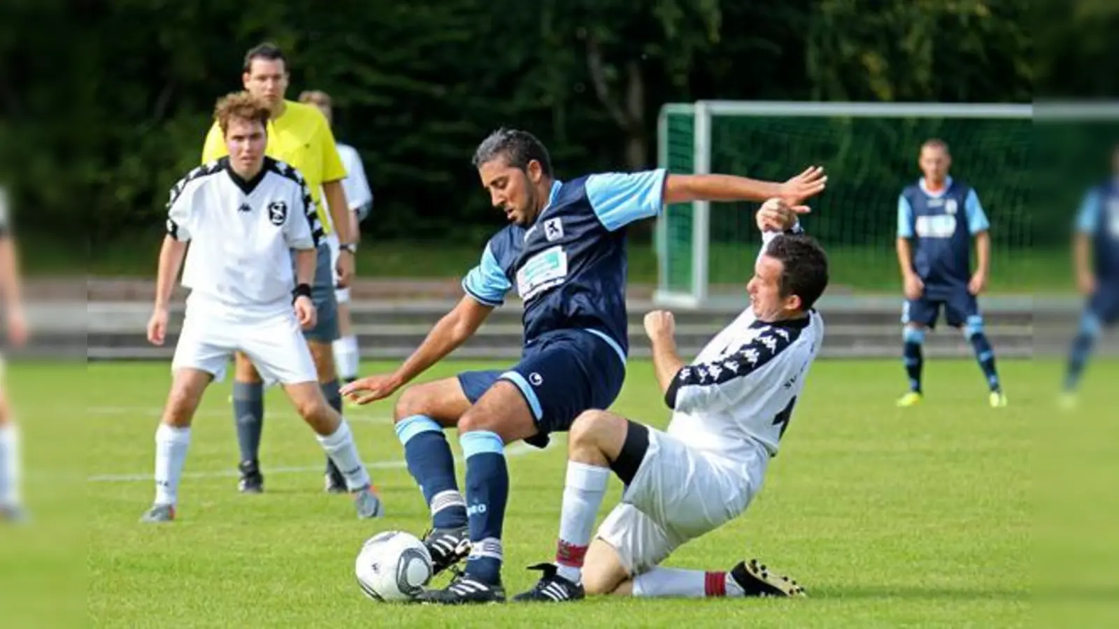 Kampf war Trumpf auf der Betriebssportanlage.  (Foto: A. Wild)