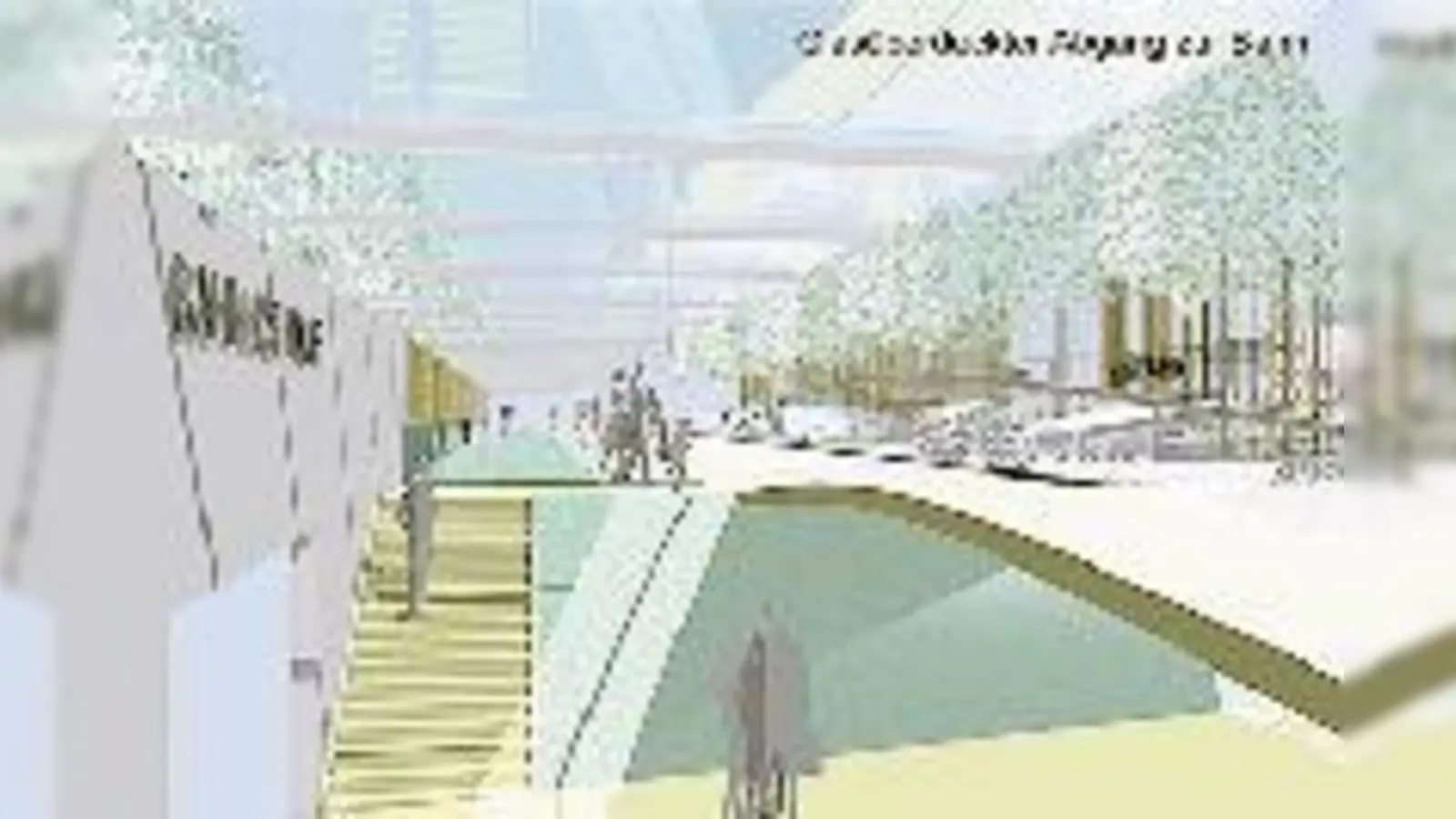 So könnte der neue Ab- und Aufgang zur S-Bahn aussehen.  (Foto: Architekten Goergens und Miklautz)