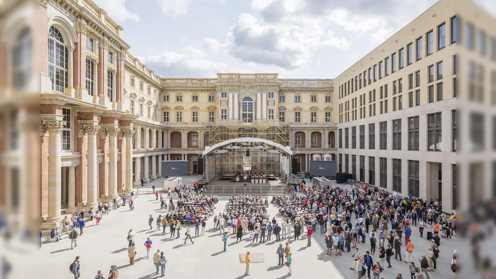 Der letzte Tag der offenen Baustelle 2018 im Berliner Schloss. Eröffnung soll ab 2020 sein (Foto: © SHF / David von Becker)
