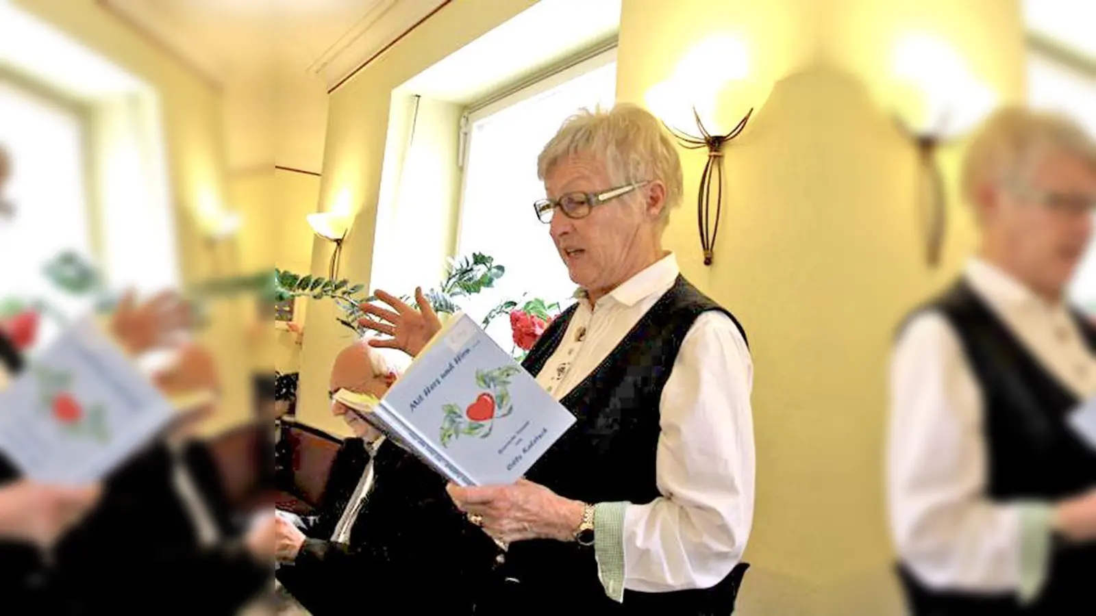 Wenn Cilly Kaletsch zusammen mit Ilse Roeder  vorliest, wird es kurzweilig. 	 (Foto: Privat)