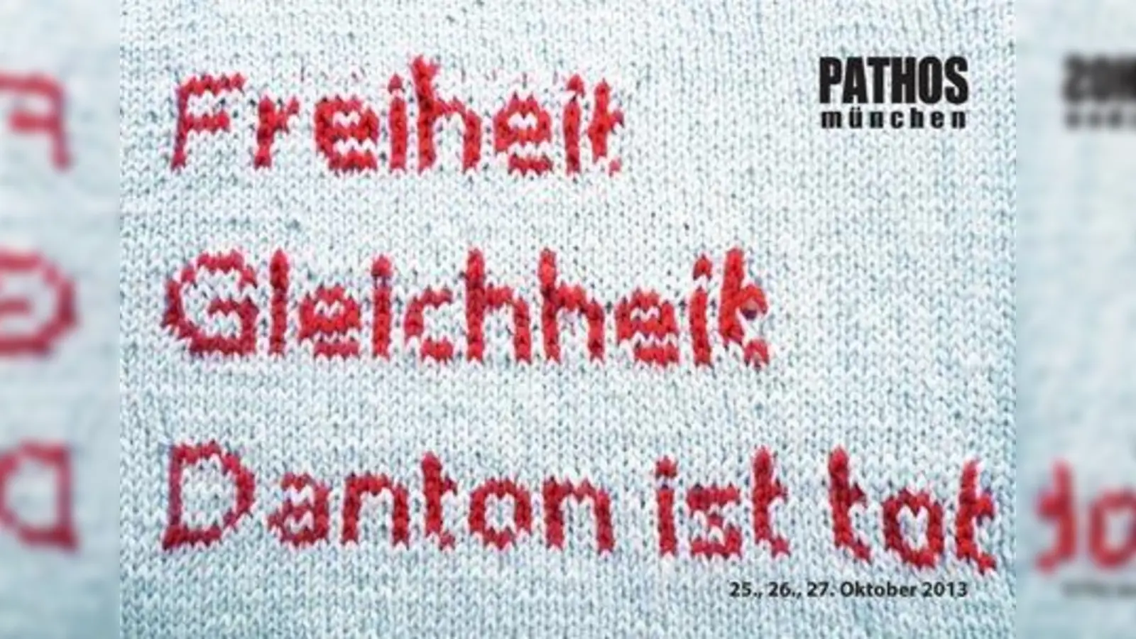 Am Samstag, 26. und Sonntag, 27. Oktober, zeigt das Pathos Theater (Dachauerstr. 110d) jeweils um 20.30 Uhr Georg Büchner's Revolutionsdrama „Danton ist tot”. (Foto: pi)