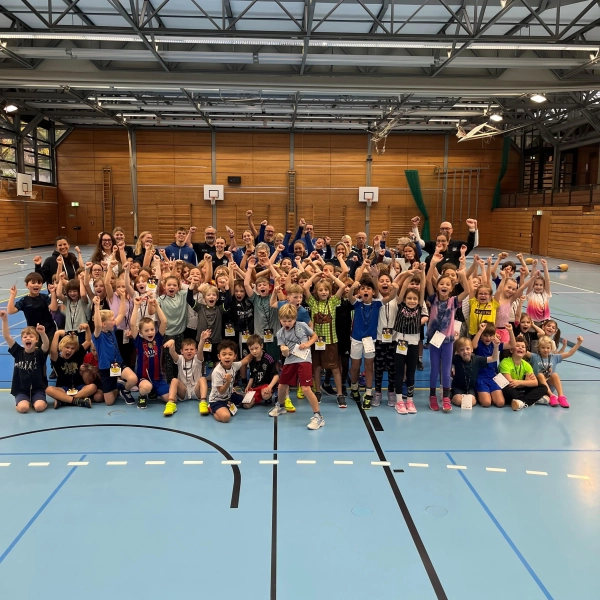 Die Kinder hatten viel Spaß beim „Hanniball-Pass” mit dem TSV Herrsching.  (Foto: TSV Herrsching)