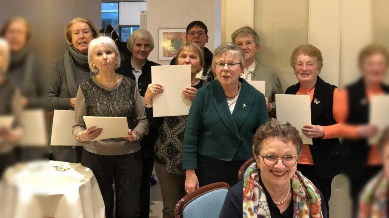 Die Grünen Damen freuten sich über ihre Auszeichnung „München dankt”. (Foto: Leidenfrost)