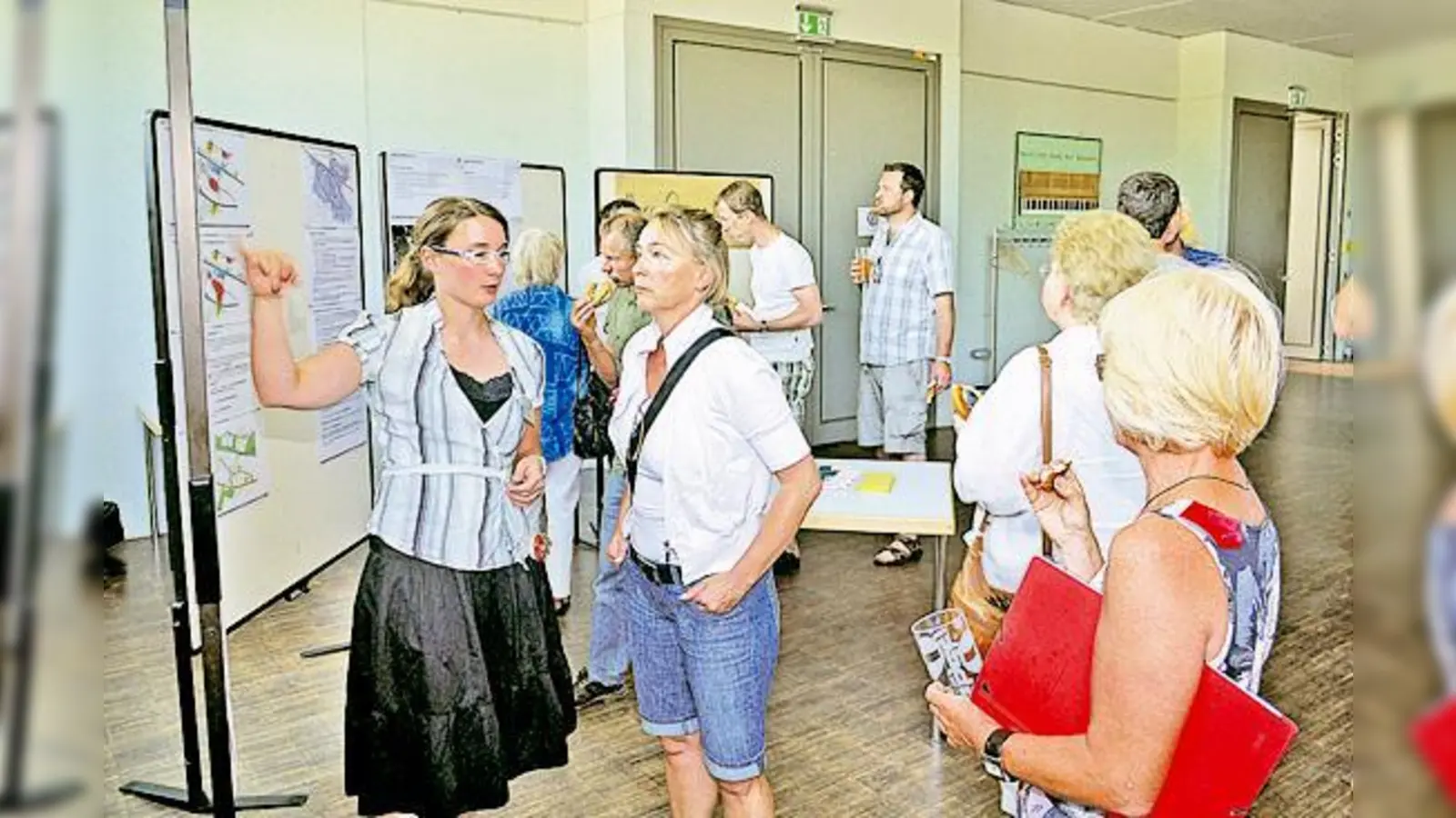 Die Truderinger hatten erneut Gelegenheit, Wünsche für ihren Ort in die Planung einzubringen.  (Foto: kk)