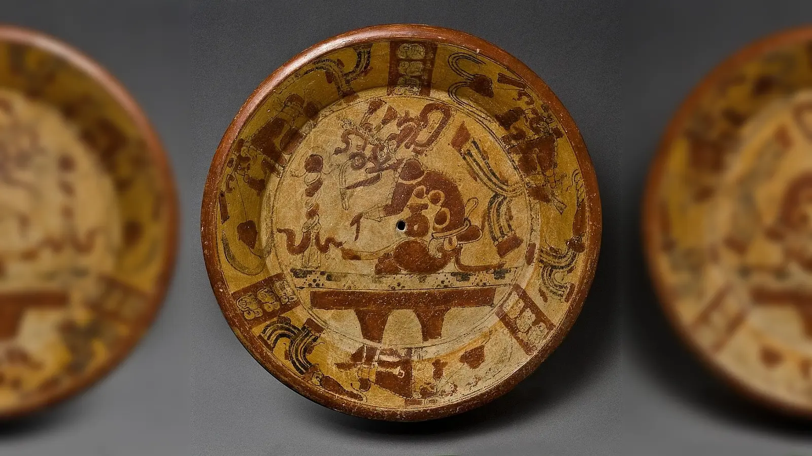 Diese Keramikschale der Maya aus Guatemala stammt aus der Zeit zwischen 600 und 900 nach Christus. (Foto: Marianne Franke, © Museum Fünf Kontinente)