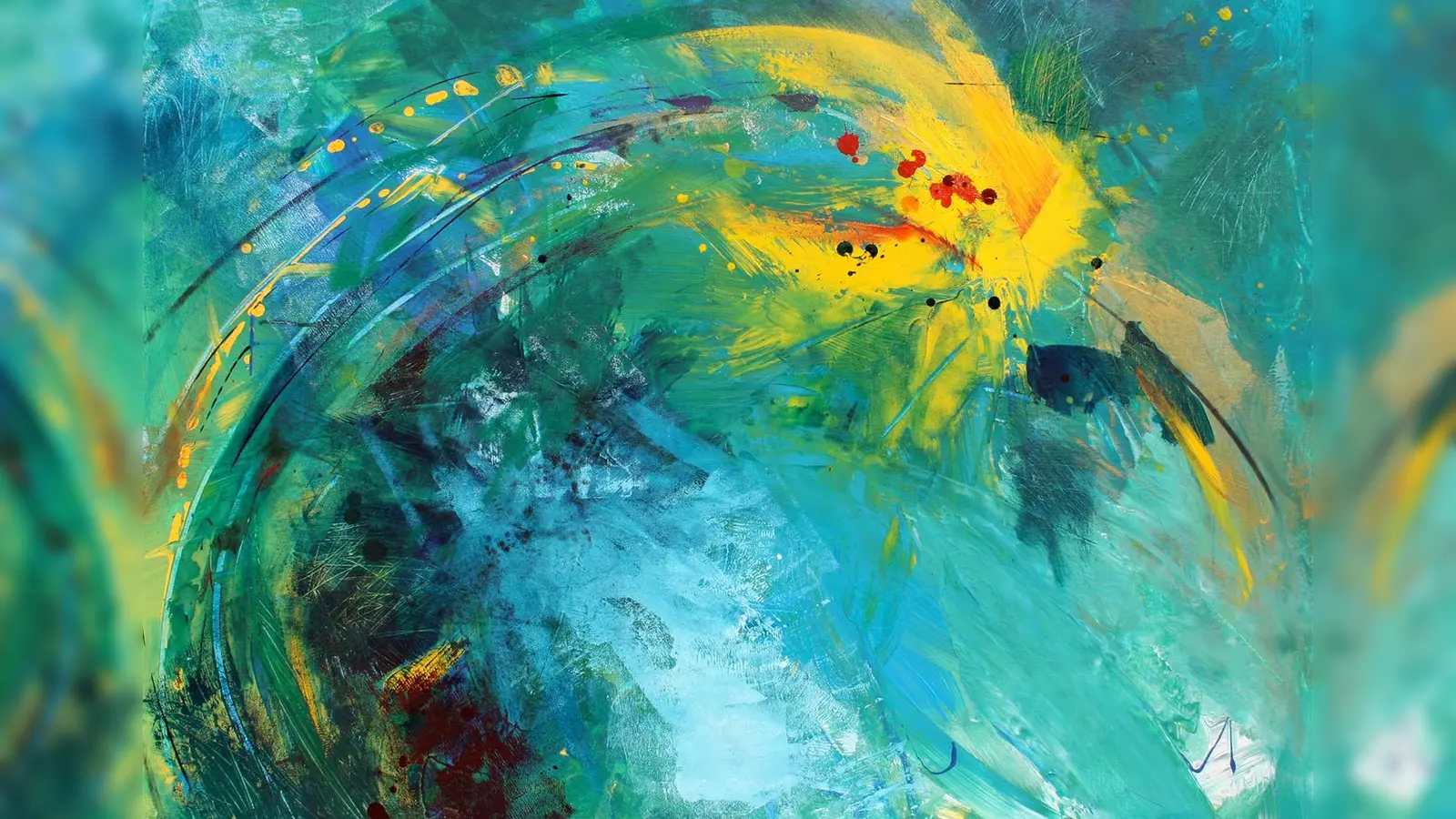 Dieses Kunstwerk trägt den schlichten, aber prägnanten Titel „Welle”. (Foto: Susanne und Rainer Michel)