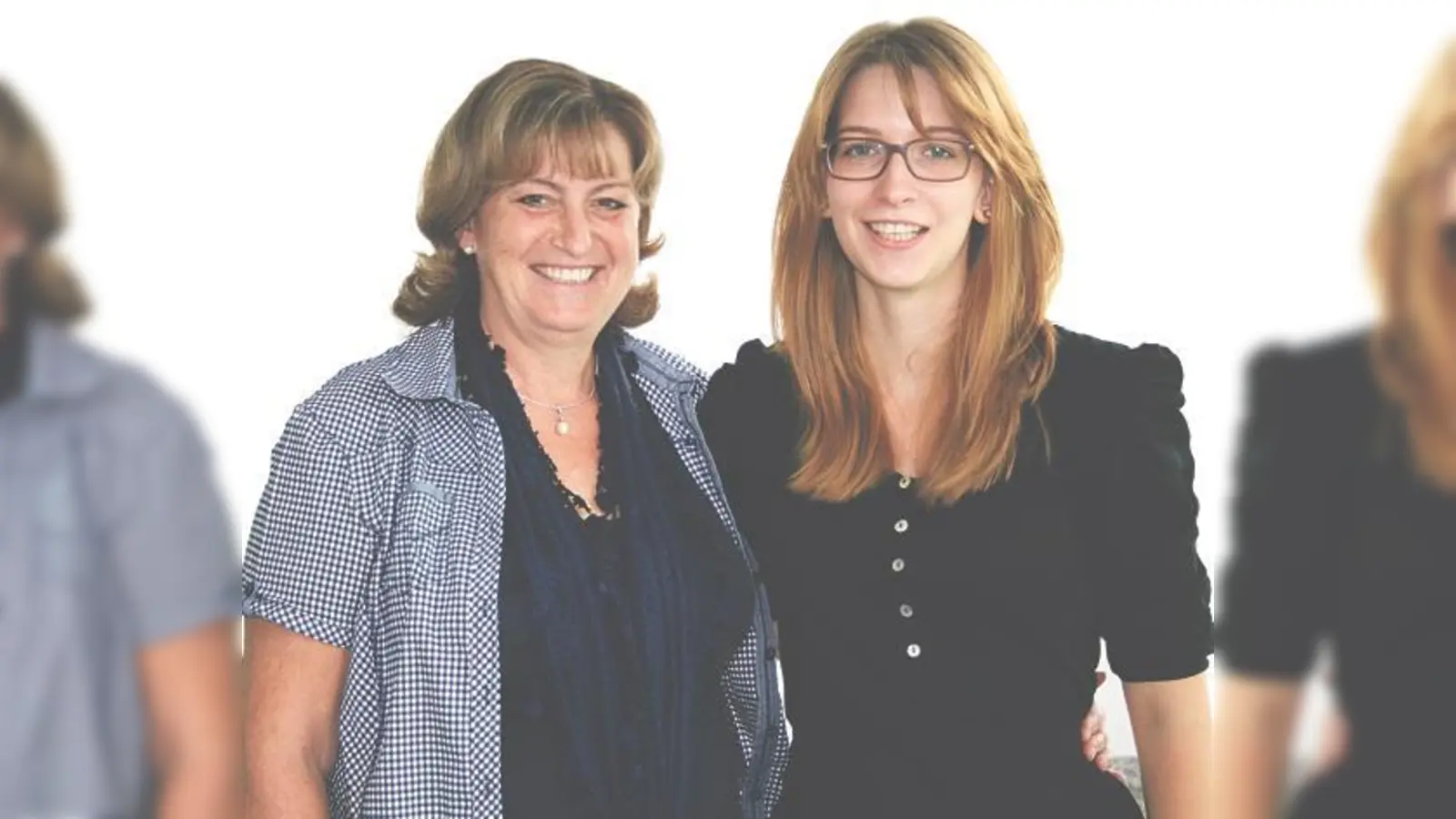 Die 16-jährige Weltmeisterin Clara Frank mit ihrer stolzen Mutter. 	 (Foto: sl)