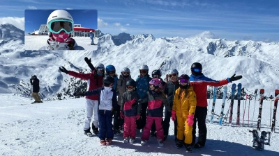 Strahlenden Sonnenschein konnten die Mädchen vom TSV beim Skifahren genießen. (Foto: VA)