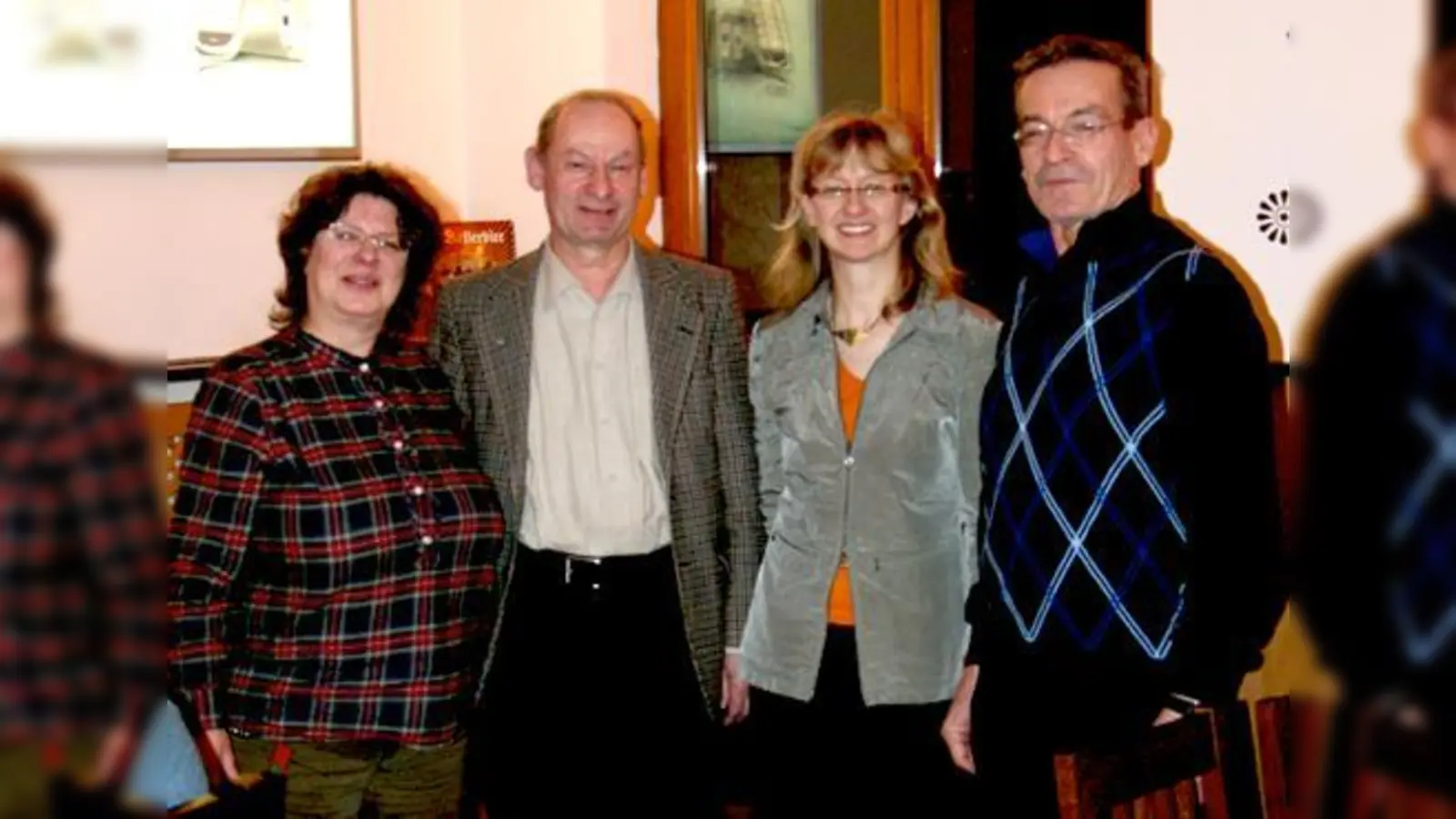 v. li.: Renate Messinger, Karlheinz Jacobs, Bettina Messinger und Heinrich Grabmayer.	 (Foto: Privat)