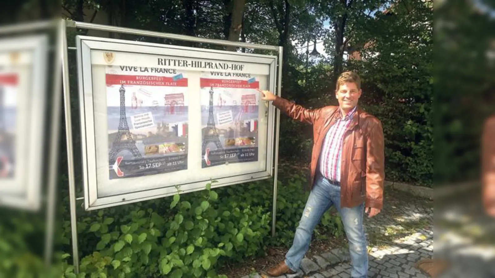 Bürgermeister Ullrich Sander hofft, dass viele Besucher das französische Bürgerfest am Sonntag besuchen werden. Es findet bei jedem Wetter statt. 	 (Foto: VA)