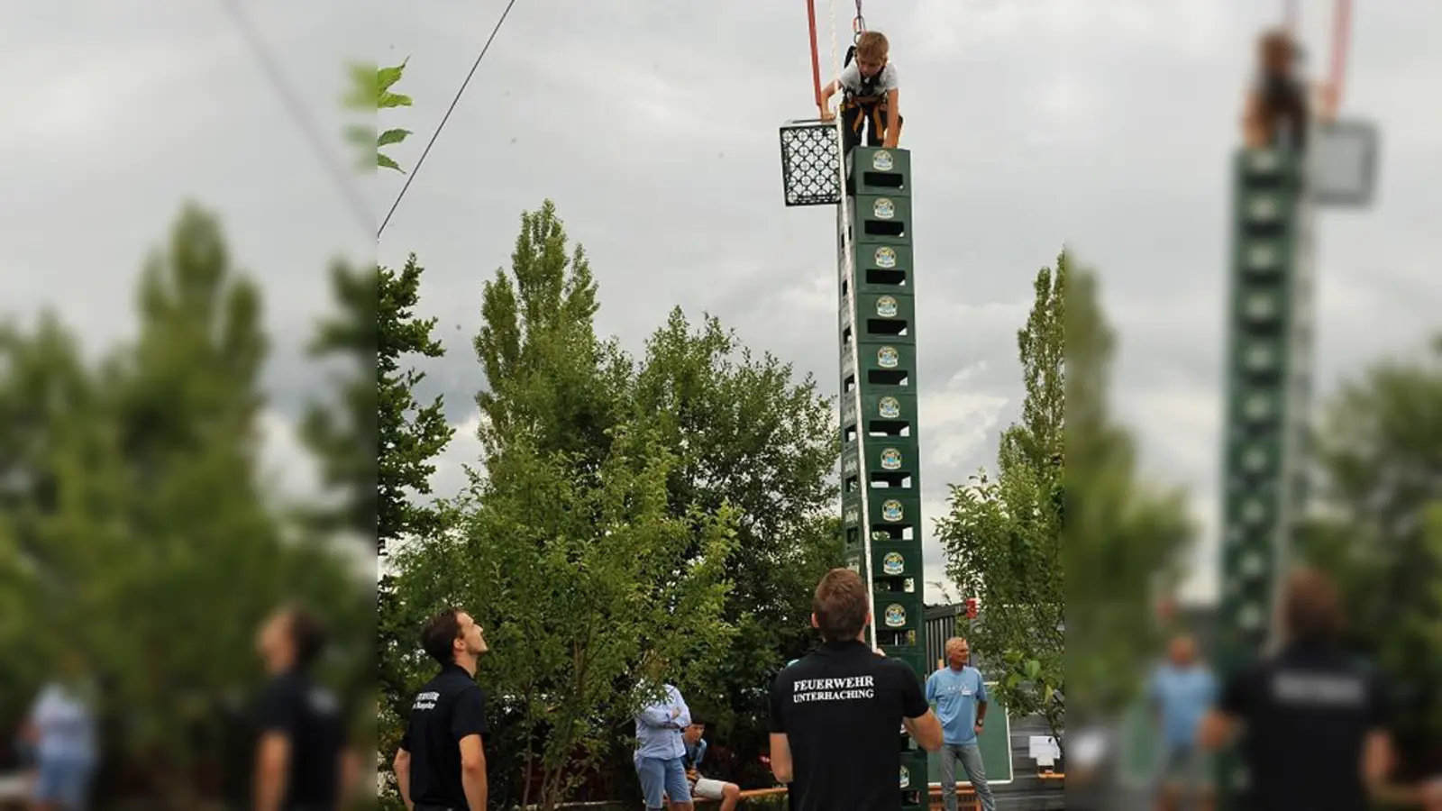 Beim Biertragerlklettern war Geschick gefragt. 	 (Foto: VA)
