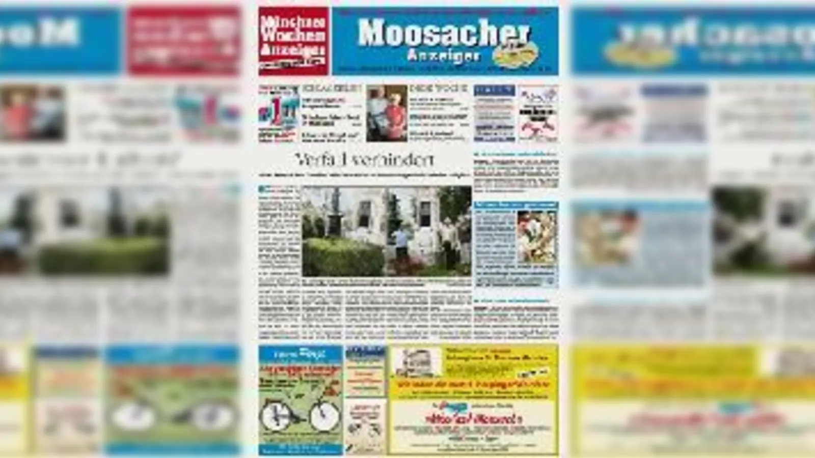 Der Moosacher Anzeiger heute. Die Besucher des Jubiläumsfests dürfen sich auf hochwertige Gewinne und den Auftritt der Couplet AG freuen.  (Foto: Archiv)