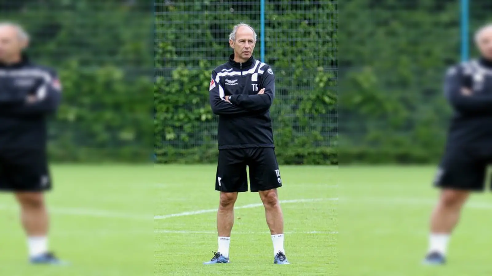 Nicht unzufrieden mit dem Los: Löwen-Trainer Reiner Maurer.  (Foto: A. Wild)