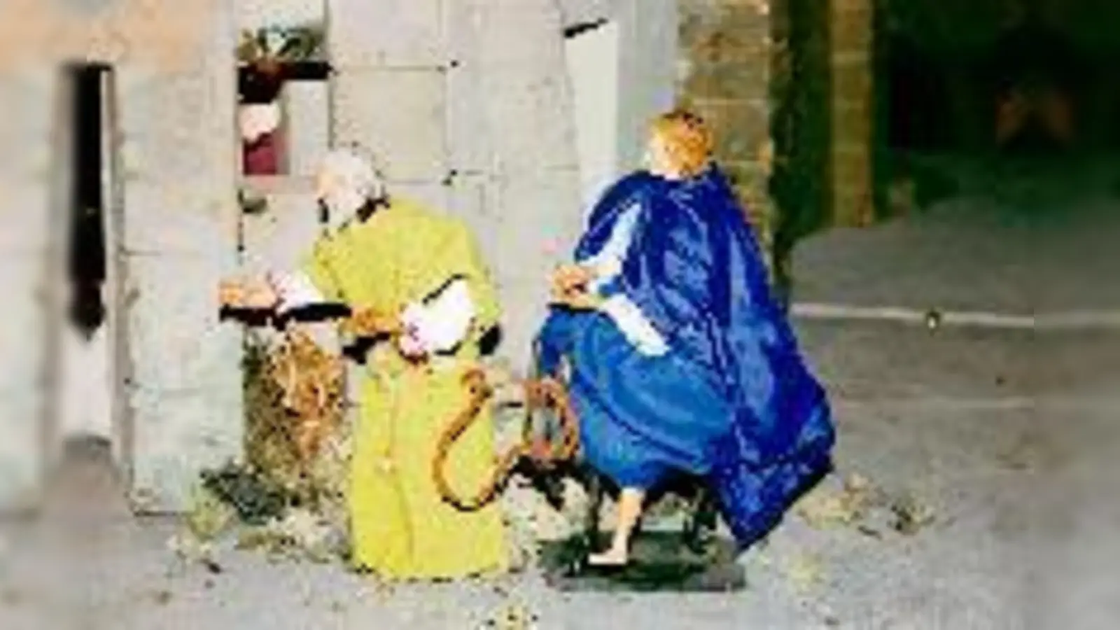 In St. Gabriel warten die Kamele auf ihren großen Auftritt. In St. Johannes Baptist ist derzeit noch die Herbergssuche zu sehen.	 (Foto: ms, pa)