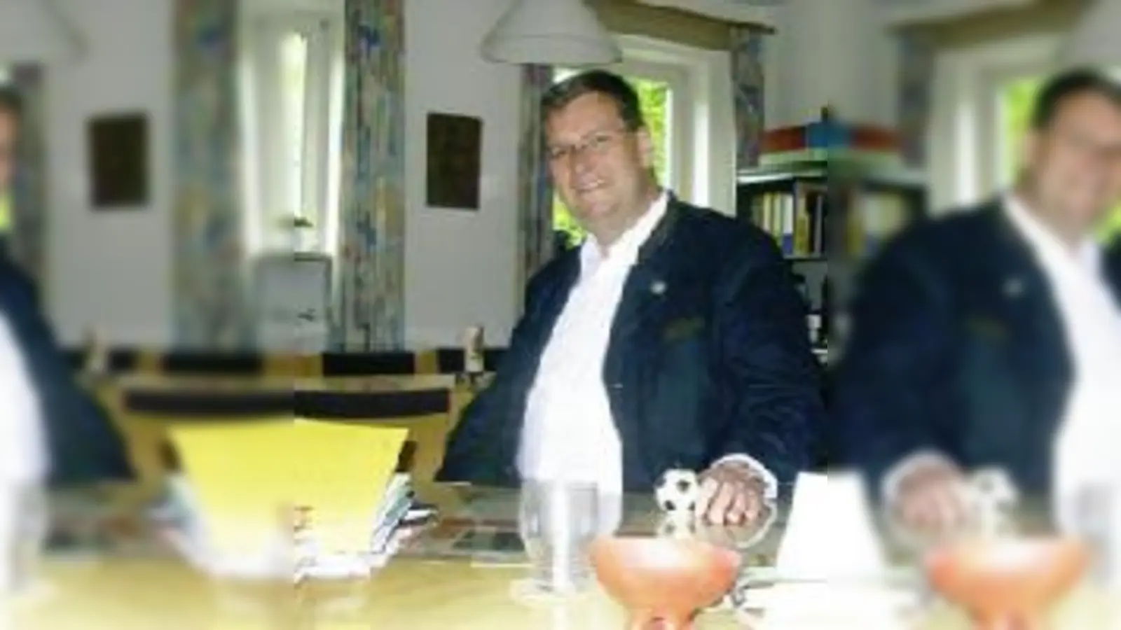 Pfarrer Cambensy hat einen guten Tipp fürs deutsche Nationalteam: »Hilf dir selbst, dann hilft dir Gott«. So möge es sein!	  (Foto: maho)