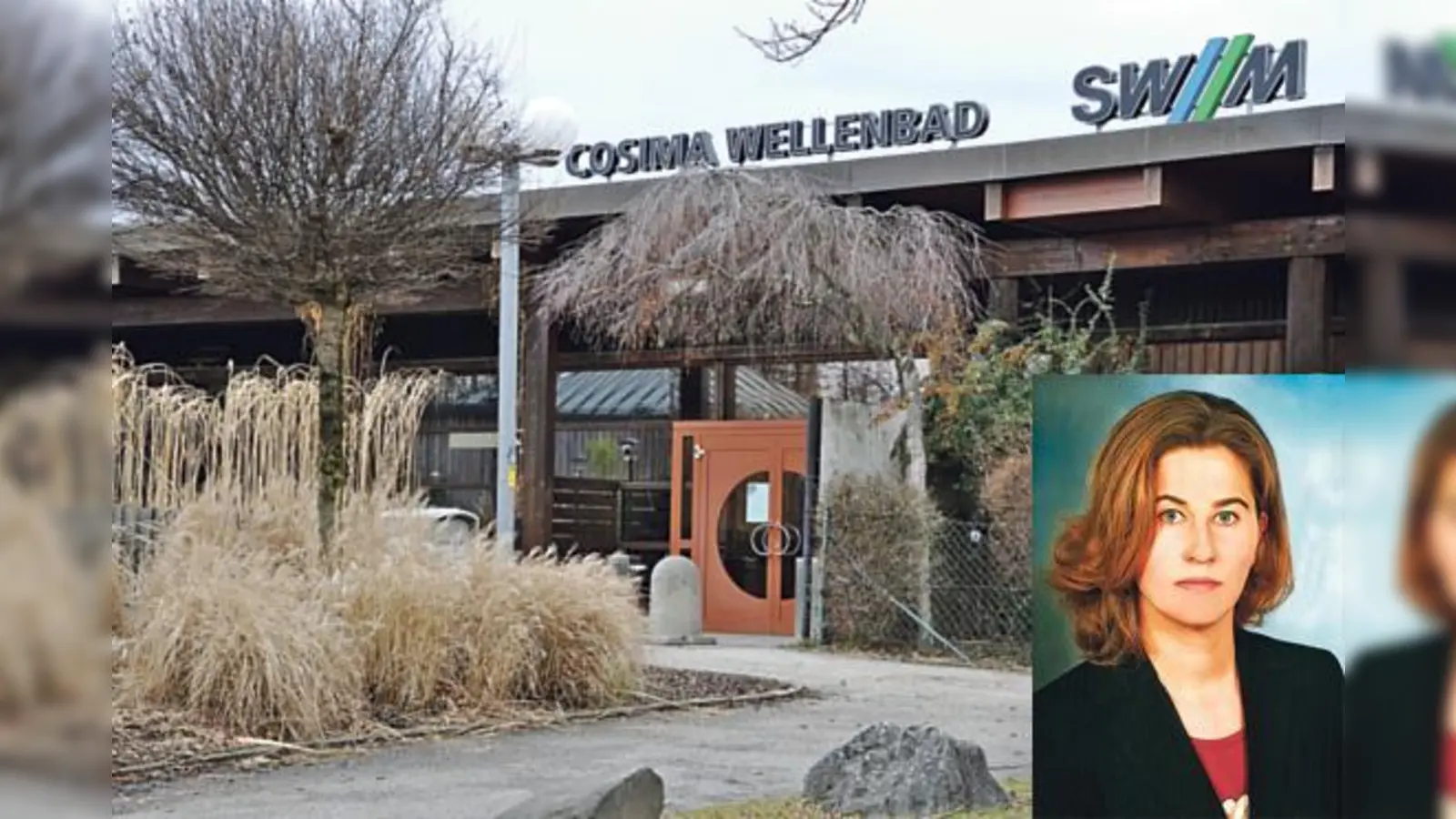 Das Cosimawellenbad wird ab dem 1. August für zwei Jahre geschlossen  und auf den neuesten energetischen Stand gebracht. Dadurch werde das Bad auch für die Besucher attraktiver, sagt Bäderchefin Christine Kugler (kl. Foto). 	 (Foto: sf, SWM)