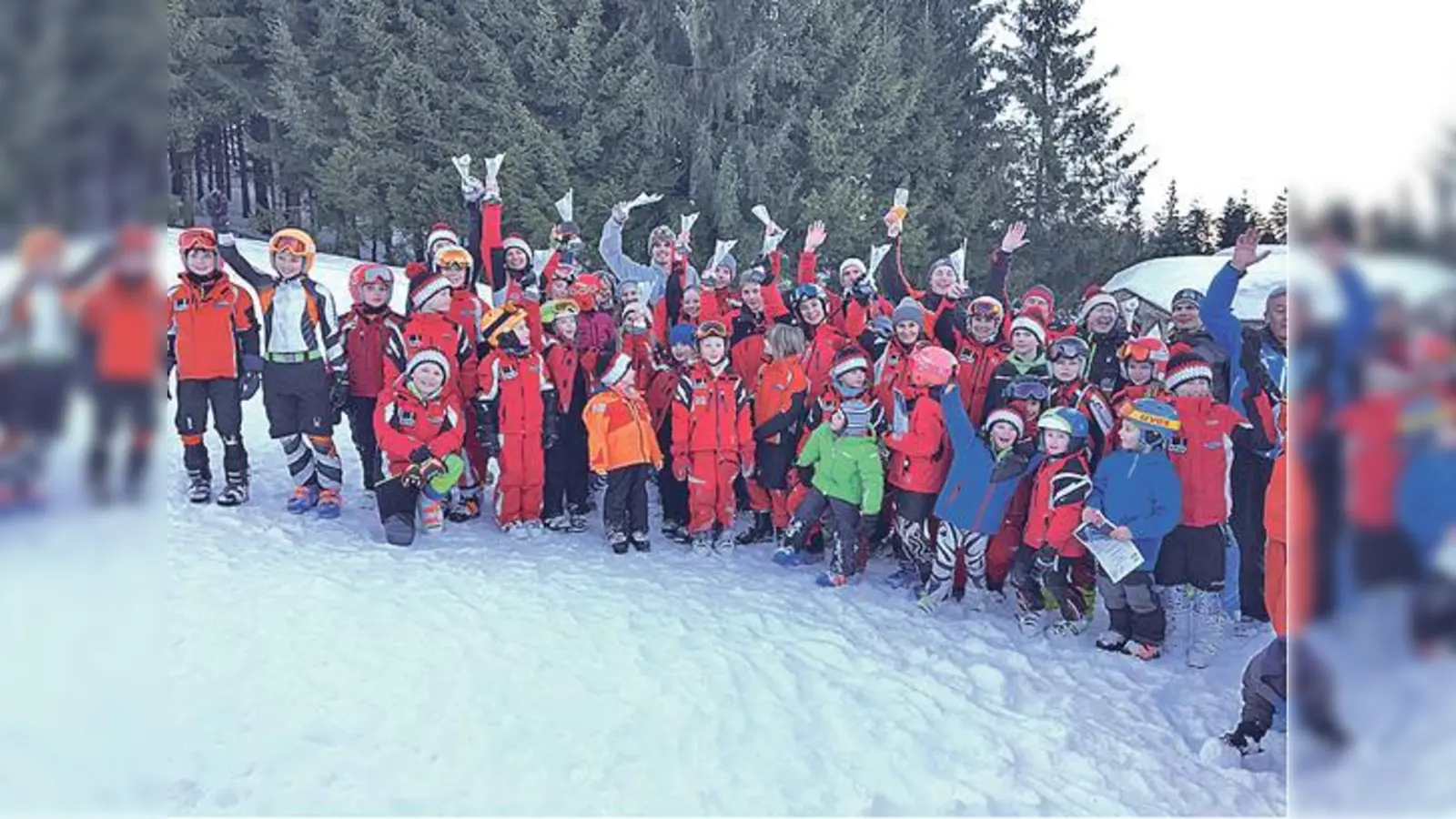 Die besten Skifahrer des Landkreises maßen beim Landkreiscup in St. Johann ihre Kräfte und ihr Können.	 (Foto: TSV)