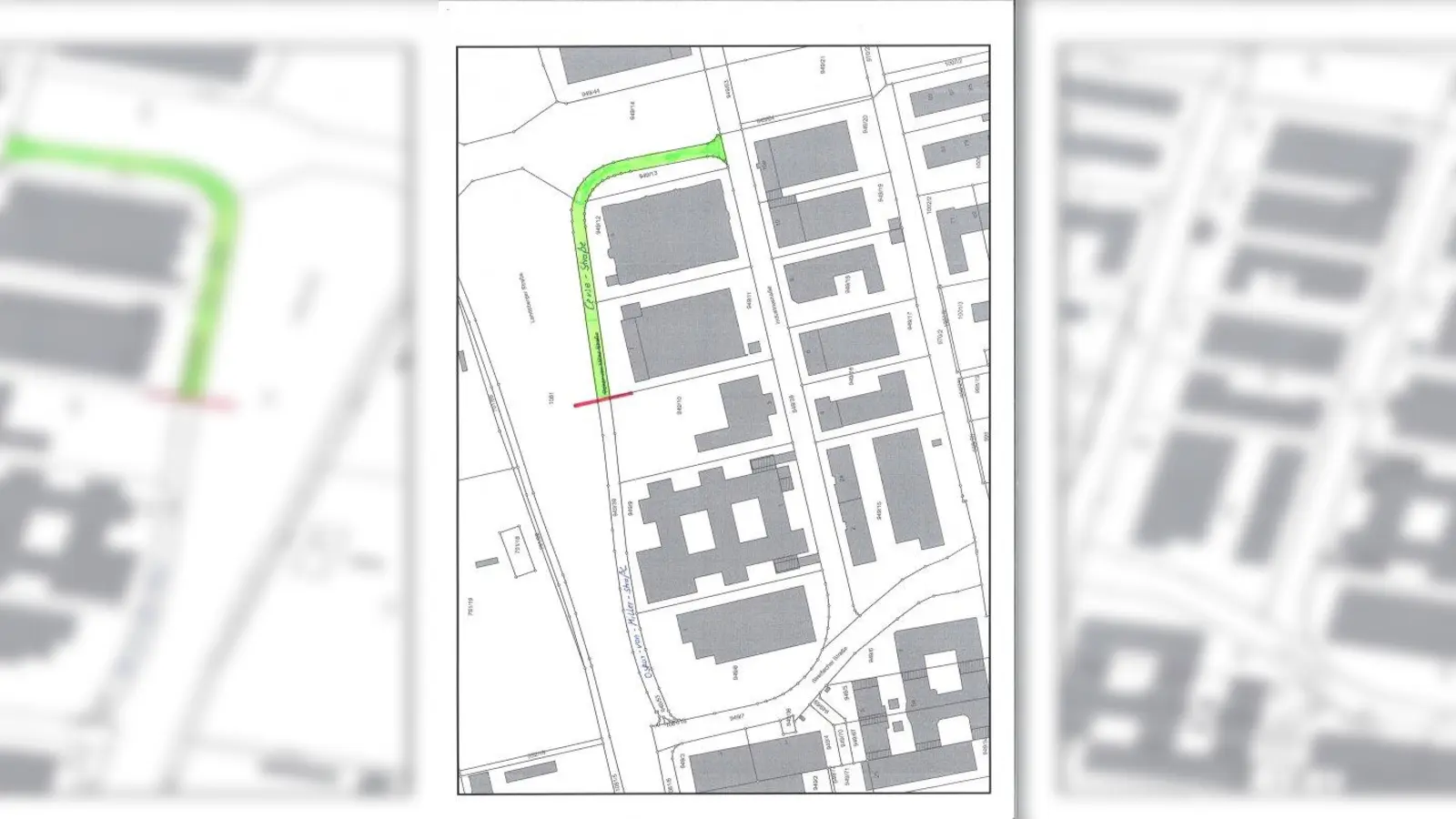 Ein Teilstück der Oskar-von-Miller-Straße heißt jetzt Cewe-Straße. (Foto: pi)