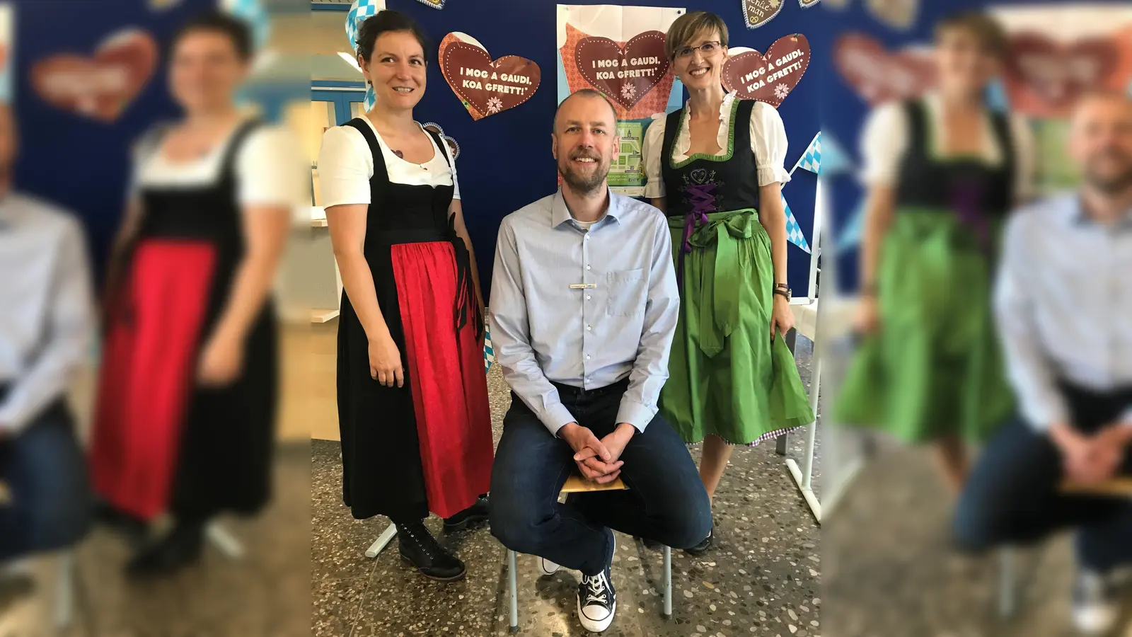 Das Team des EMG: Lisa Birzer, Dirk Schwinger und Ivana Curcic vom Kreisjugendring München-Land (Foto: G.Hoese)