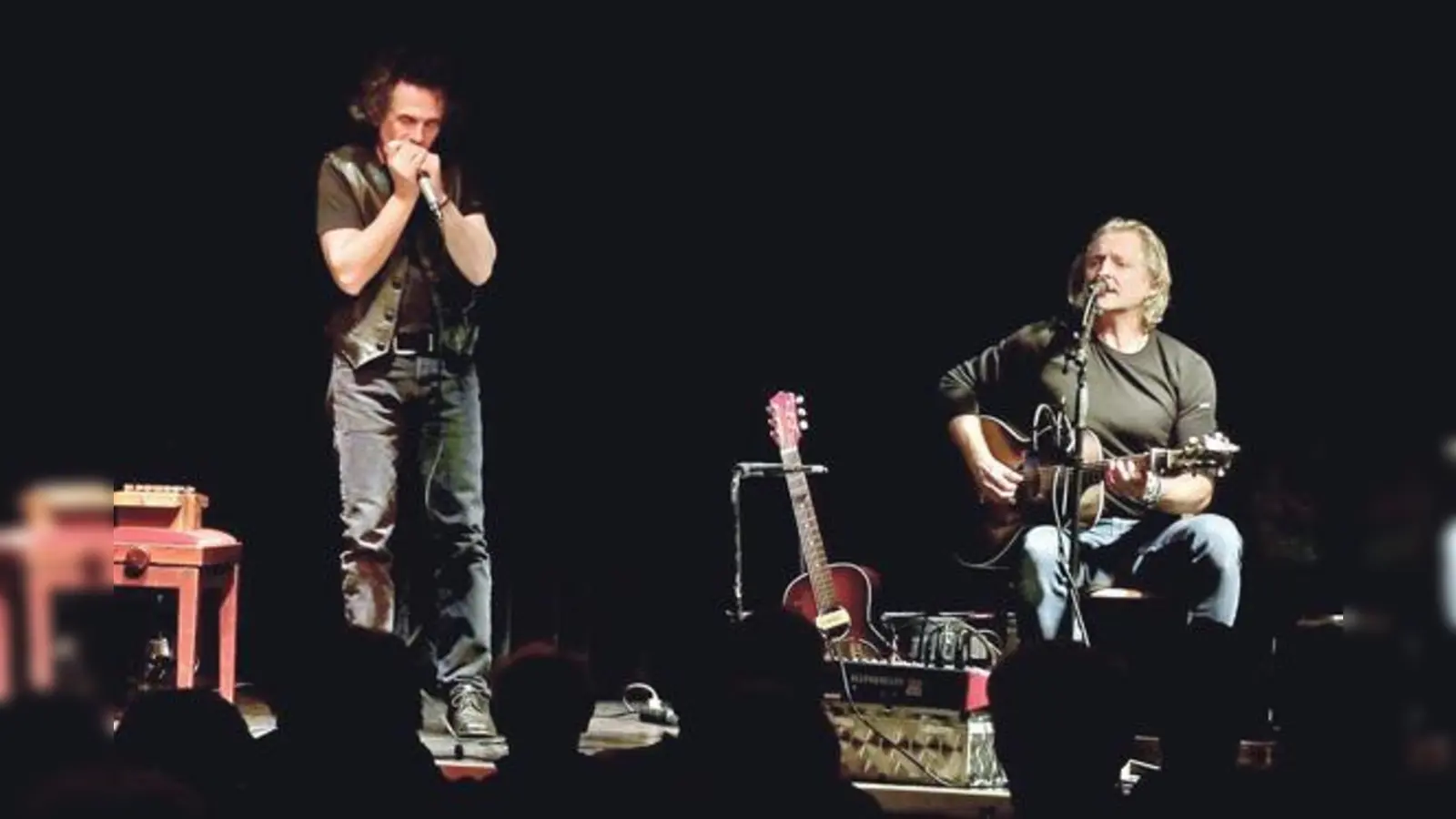 Zwei, die sich nicht gesucht und trotzdem gefunden haben: Sir Oliver Mally und Hubert Hofgherr.	 (Foto: D. Reinmüller)