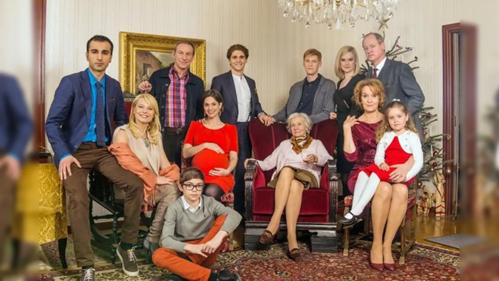 Die Darsteller des schwedischen Films »Eine schöne Bescherung«.	 (Foto: VA)