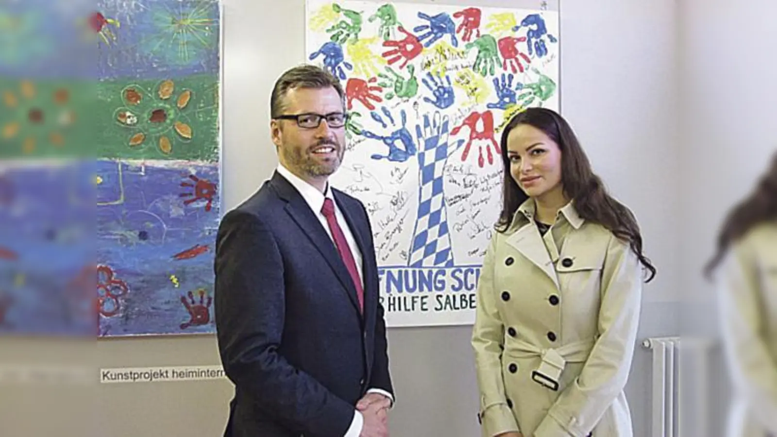 Die neuen Vorsitzenden des Fördervereins Kinderhilfe Salberghaus e.V. Martin Hacker und Mary-Ann Wahl wollen viele Spenden für den guten Zweck sammeln. 	 (Foto: VA)