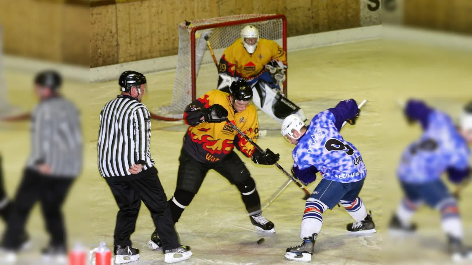 Eishockey: schneller Sport mit aktionsreichen Szenen (Foto: Wanderers)