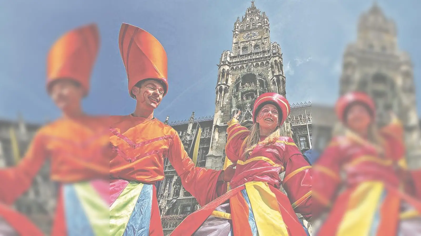 Besonders bunt wurde das Stadtgründungsfest beim 850. Jubiläum zelebriert.  (Foto: LHM)