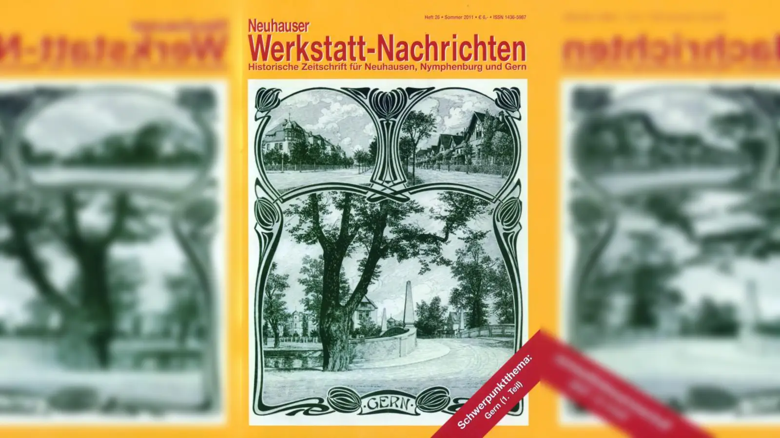 Gern steht im Mittelpunkt der neuesten Werkstatt-Nachrichten. (Foto: Umschlag)