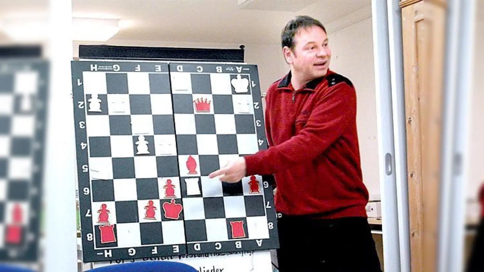 Schachtrainer Thomas Beckers war jüngst beim SC Vaterstetten zu Gast.	 (Foto: SC)