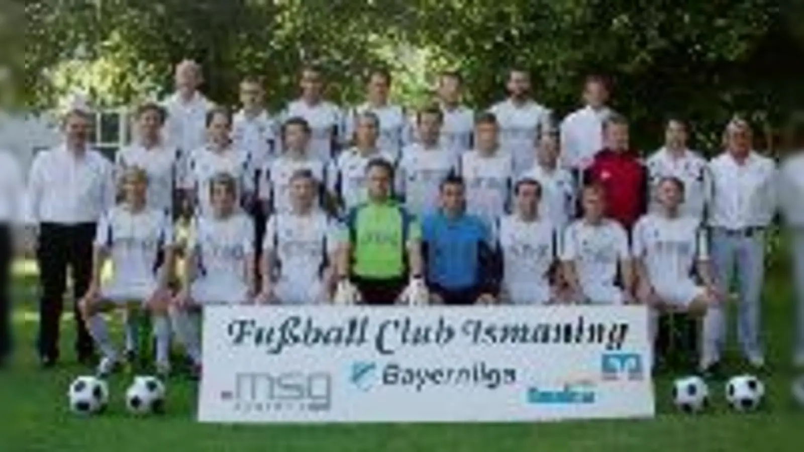 Der Kader des FC Ismaning.  (Foto: ba)