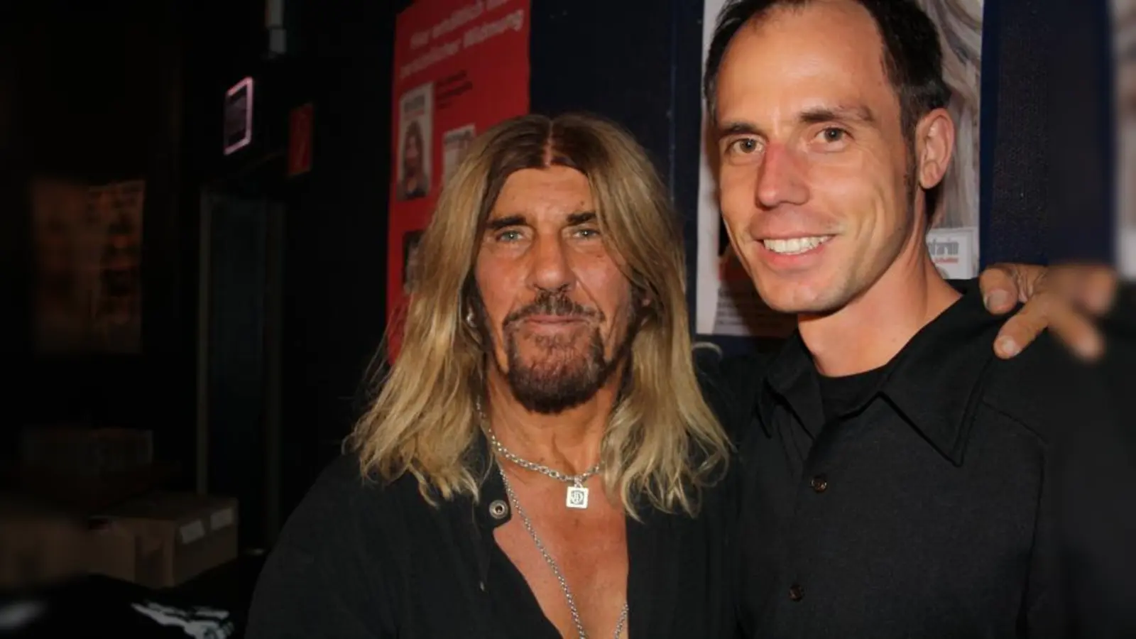 SamstagsBlatt-Leser Michael Kirchner gewann das Meet &amp; Greet mit Sänger und Musikerlegende Abi Ofarim. (Foto: SE)